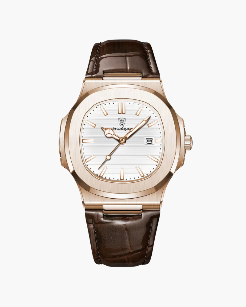 Lisbon Genuine Leather Timepiece