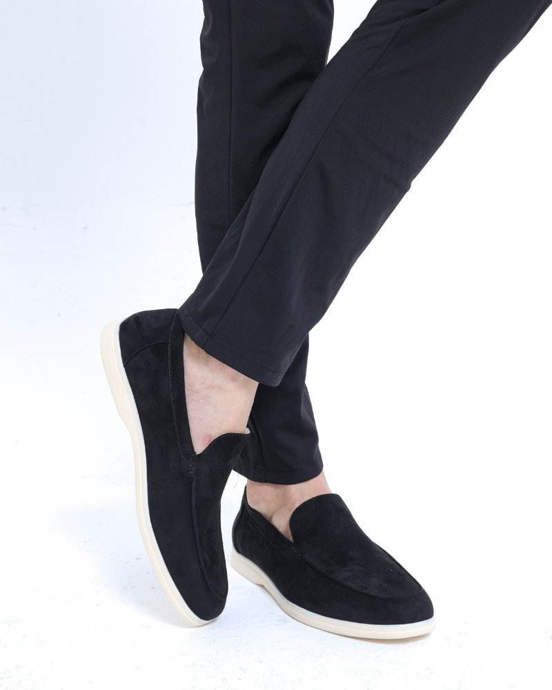 Suede Slip-On Loafers
