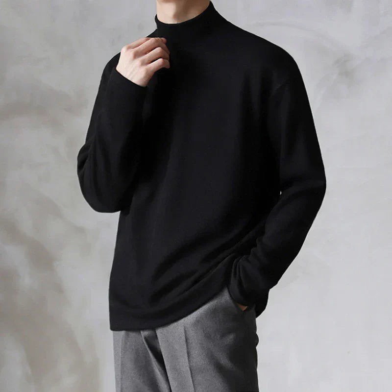 The Milan Mock Neck Sweater