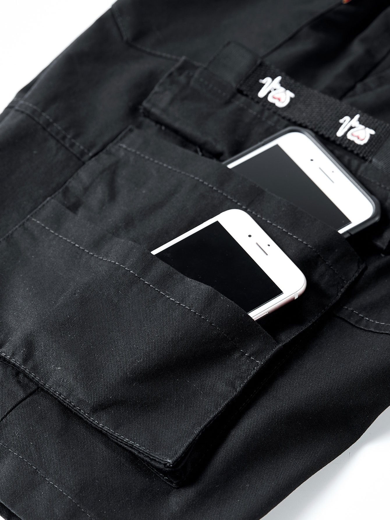 Chino Cargo Shorts with Adjustable Drawstring