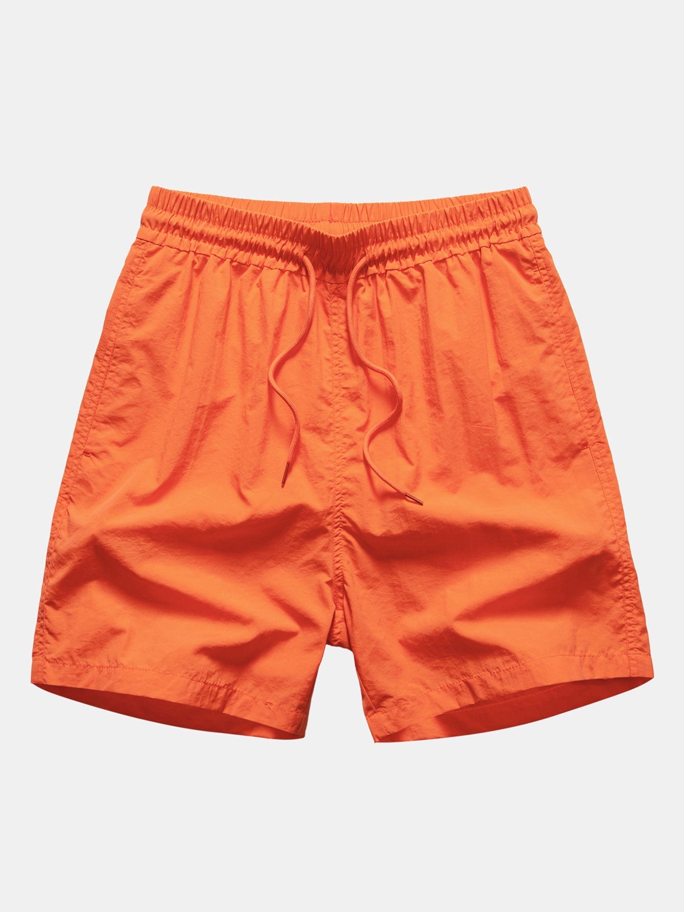 Classic Fit Cotton T-Shirt and Swim Shorts with Palm Tree Silhouette Print