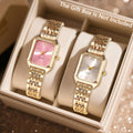 This New Set of Stylish And Elegant Quartz Watches for Women, Available in 2pcs Or 1pc, Is Perfect for Everyday Wear, Weddings, Valentine'S Day, Christmas, Ramadan, Birthday Parties, And Mother'S Day