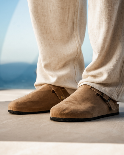Suede Slip-On Clogs