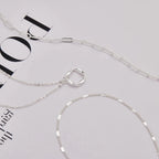 Layered 14K Gold Plated Necklaces for Women Stackable Silver Plated Circle Paperclip Chain Pendant Choker Necklace Set For Woman