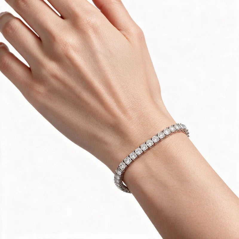 Bracelets for Women – Valora Tennis Bracelet worn on wrist