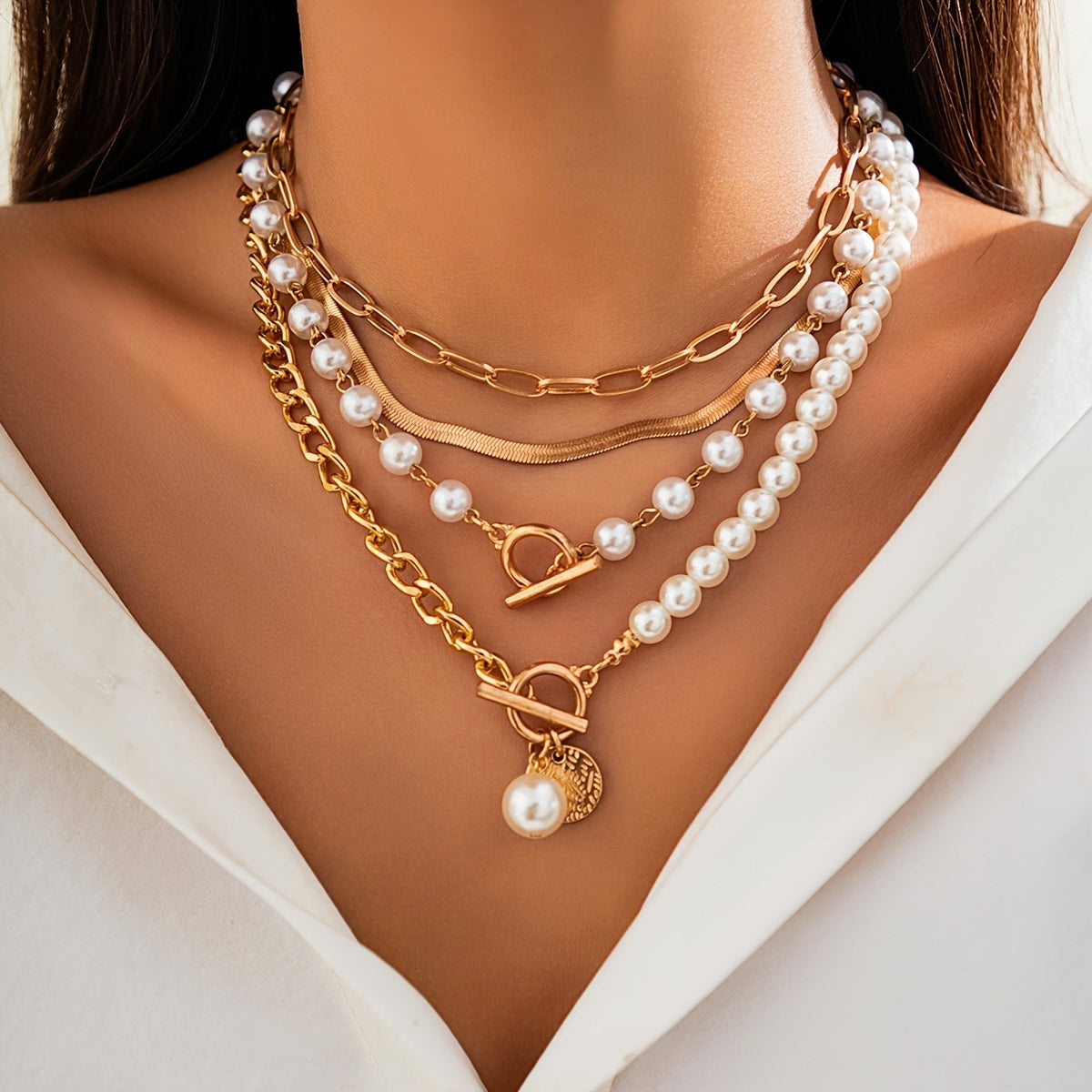 Pearl Éclat | Vintage Pearl Necklace