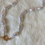 1 Stylish Elegant Versatile Irregular Shaped Beaded Women's Necklace