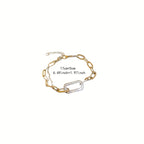 A Popular Women'S Bracelet Featuring a Unique, Fashionable Hollow Geometric Square Design, Embodying a Touch of Luxury