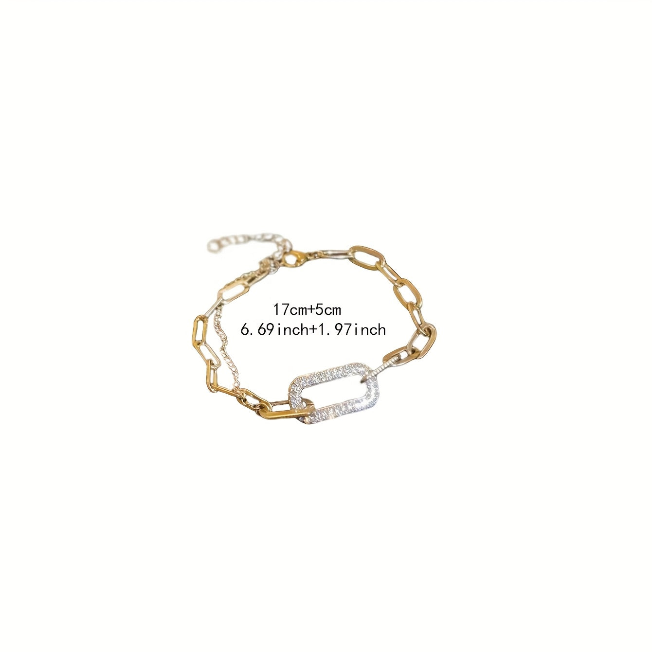 A Popular Women'S Bracelet Featuring a Unique, Fashionable Hollow Geometric Square Design, Embodying a Touch of Luxury
