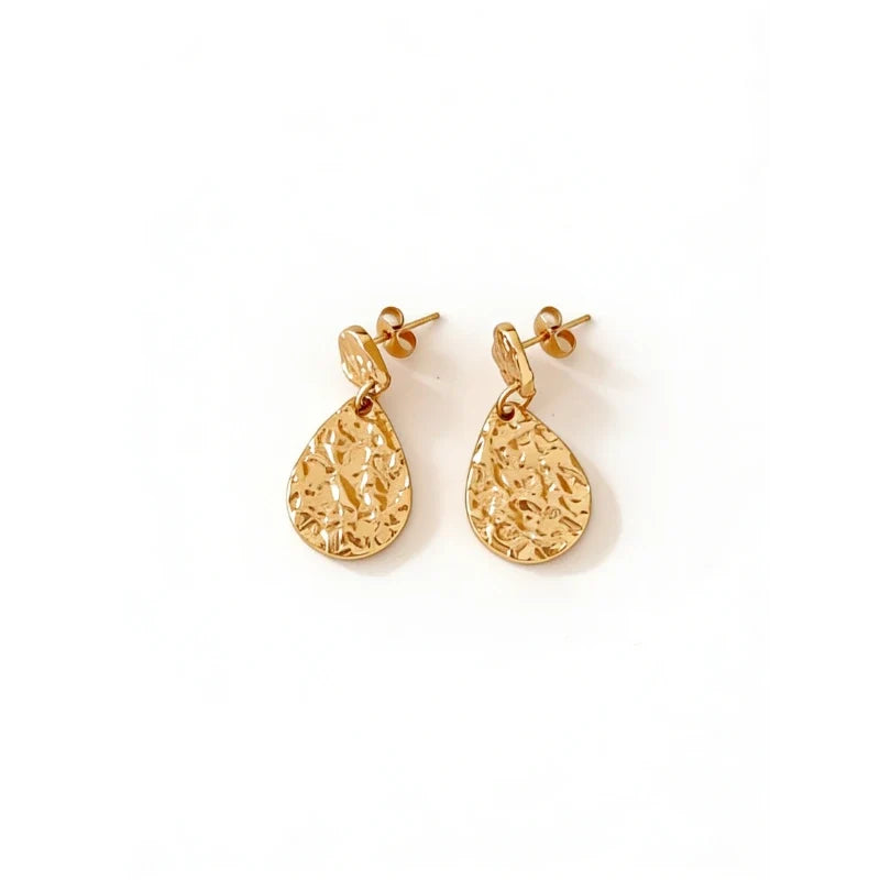 Delphine Gold Teardrop Earrings cover