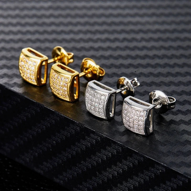 Stellar Crystal Earrings – Gold and Silver