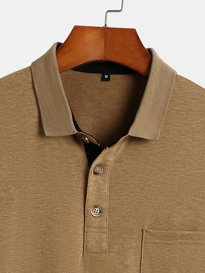 Regular Fit Long Sleeve Polo Shirt