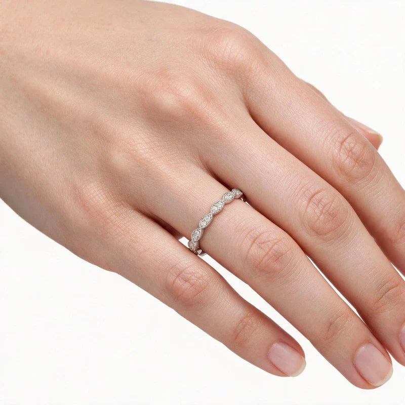 Women's Rings – Elowen Eternity Ring worn on hand