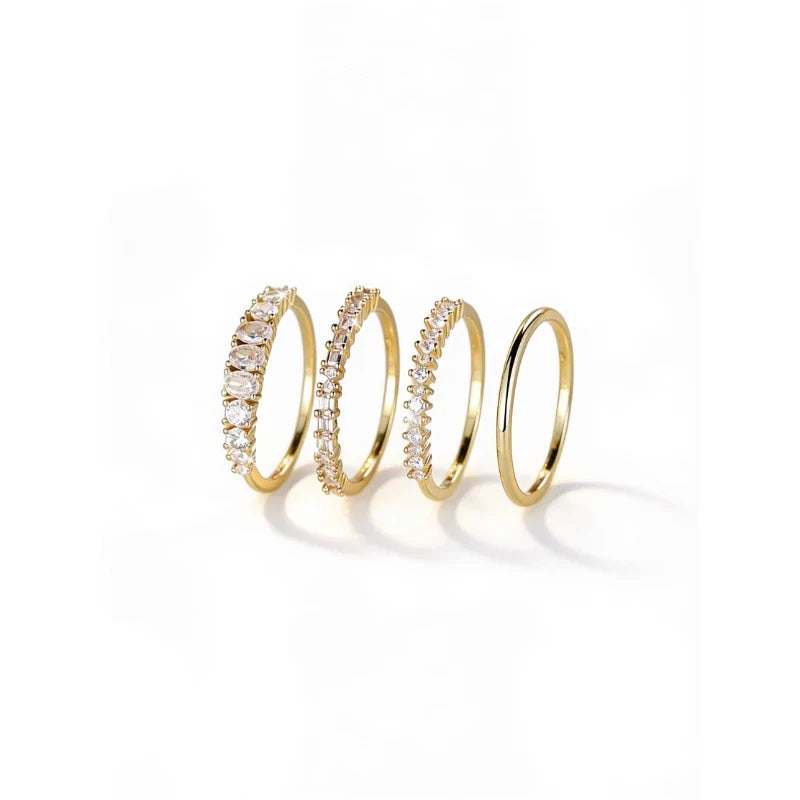 Women's Rings – Valentina 4-Piece Ring Set